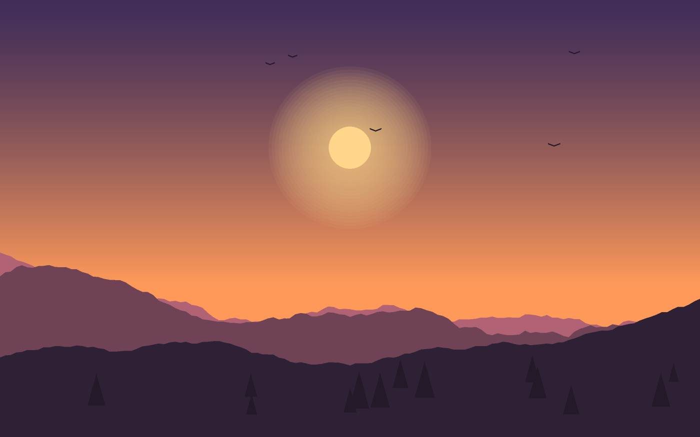 Landschaftsillustration