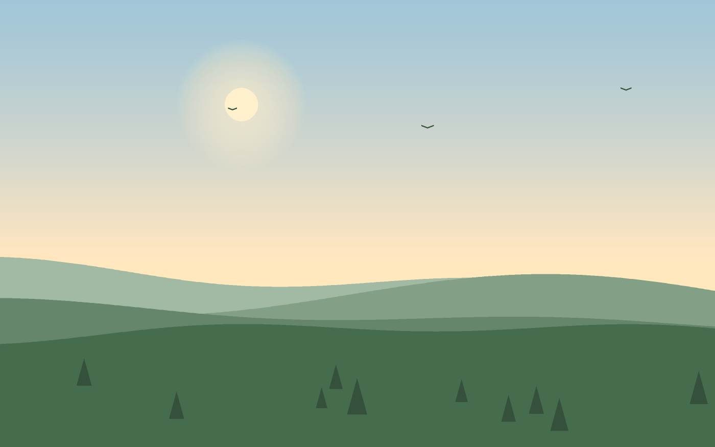 Landschaftsillustration