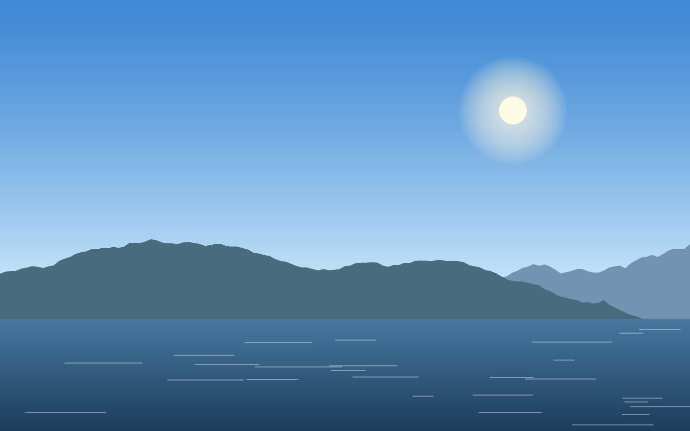 Landschaftsillustration