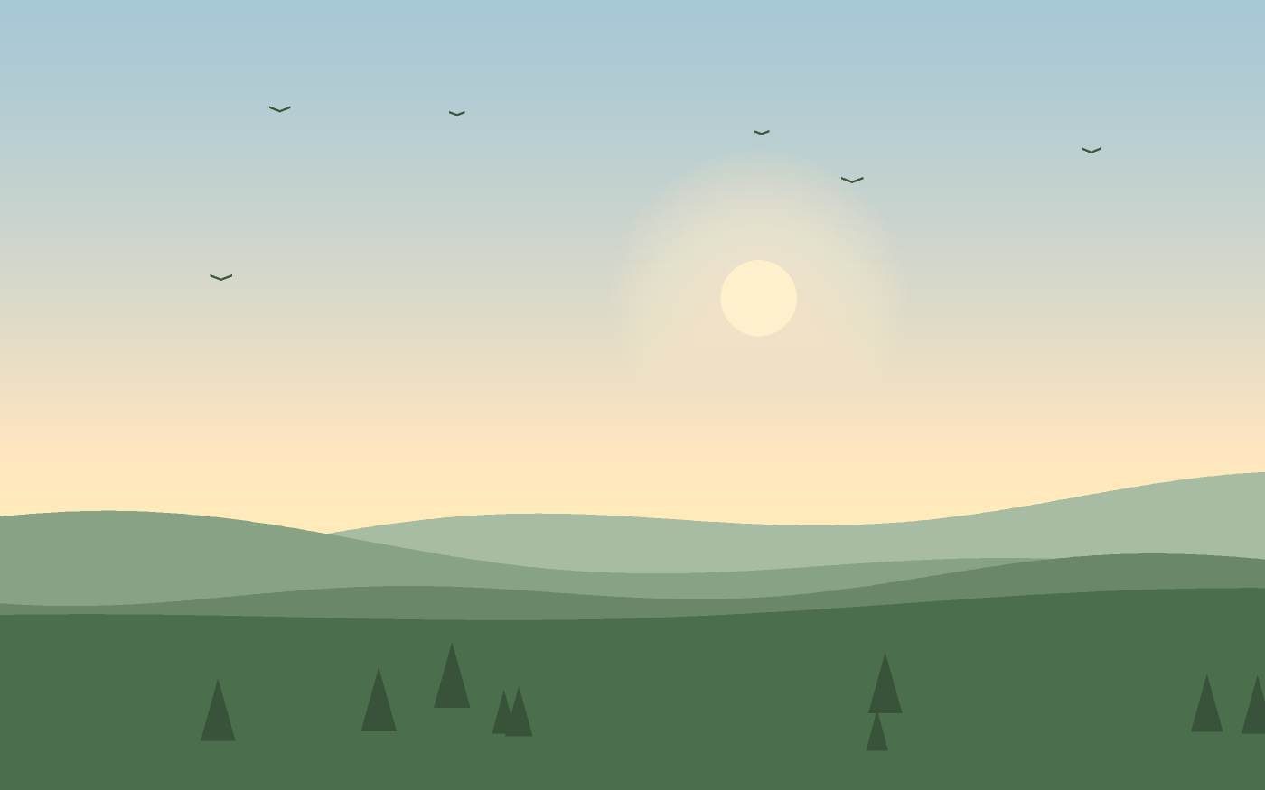 Landschapsillustratie