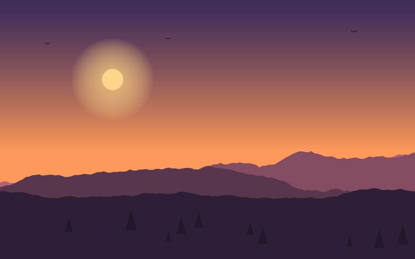 Ilustracja krajobrazu
