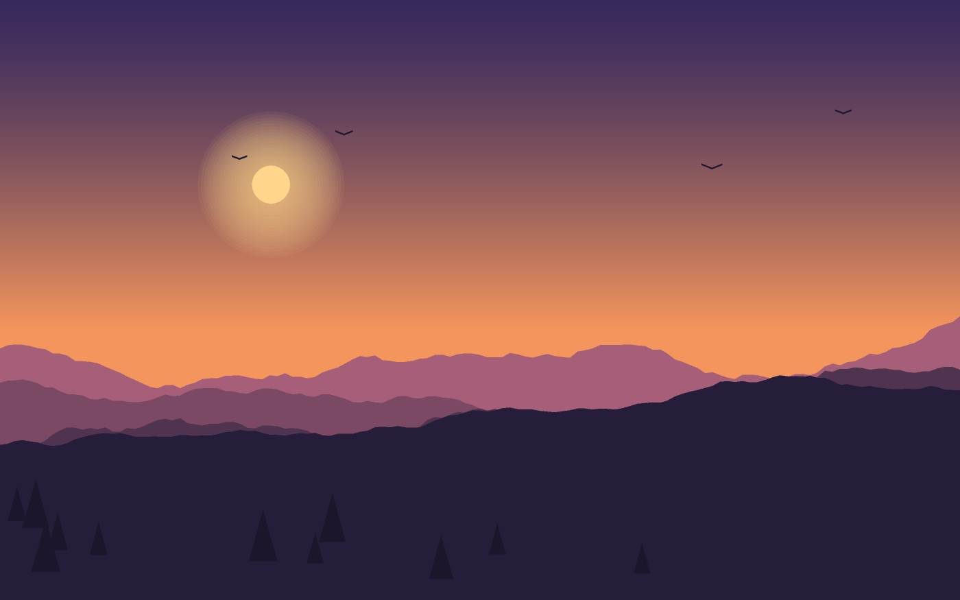 Landskapsillustration